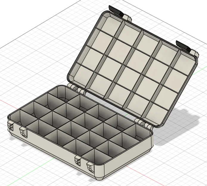 Hộp lưu trữ đa năng Hugo's SnapLock với khay phân loại thông minh - Image 1