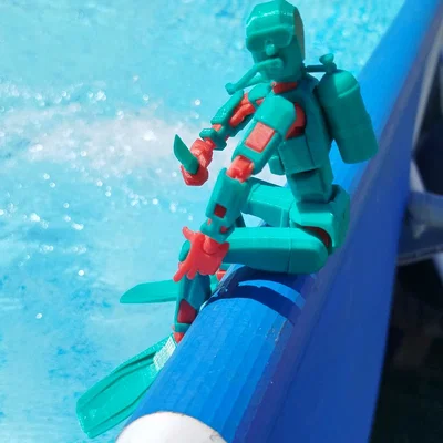 Bộ Phụ Kiện Lặn Biển Cho Mô Hình Dummy 13 - Độc Đáo & Sáng Tạo