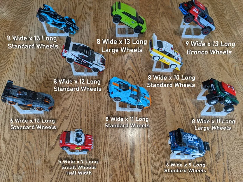 Đế trưng bày LEGO Speed Champions - 16 kích thước - Image 1