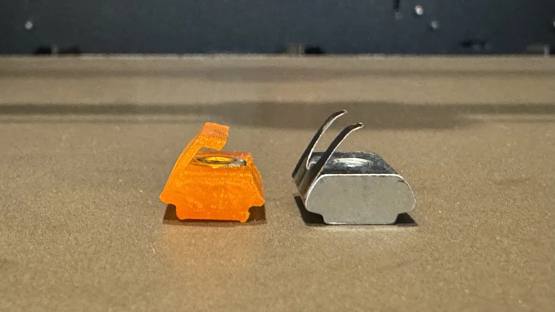 Spring Loaded Drop in M4 T-nut M4nEs - Image 3