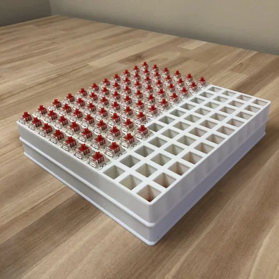 Holder & Nắp Switch Bàn Phím Parametric (Xếp Chồng) | Parametric Keyboard Switch Holder & Lid