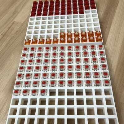 Holder & Nắp Switch Bàn Phím Parametric (Xếp Chồng) | Parametric Keyboard Switch Holder & Lid