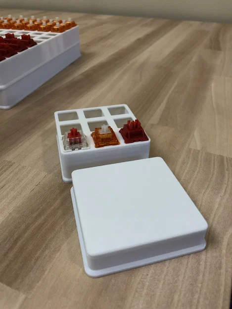 Holder & Nắp Switch Bàn Phím Parametric (Xếp Chồng) | Parametric Keyboard Switch Holder & Lid - Image 4