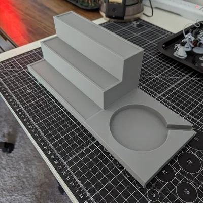 Kệ giữ Tonie XL kèm stand nhiều tầng để trưng thêm figure