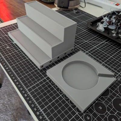 Kệ giữ Tonie XL kèm stand nhiều tầng để trưng thêm figure