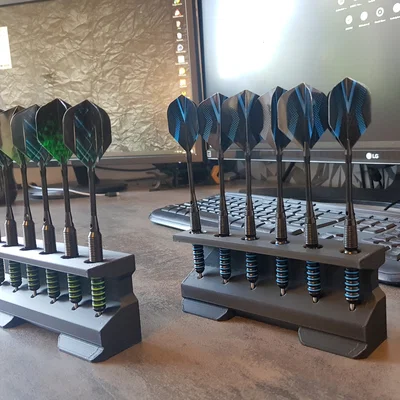 Giá đỡ phi tiêu 3D thông minh cho phi tiêu đầu thép và đầu mềm