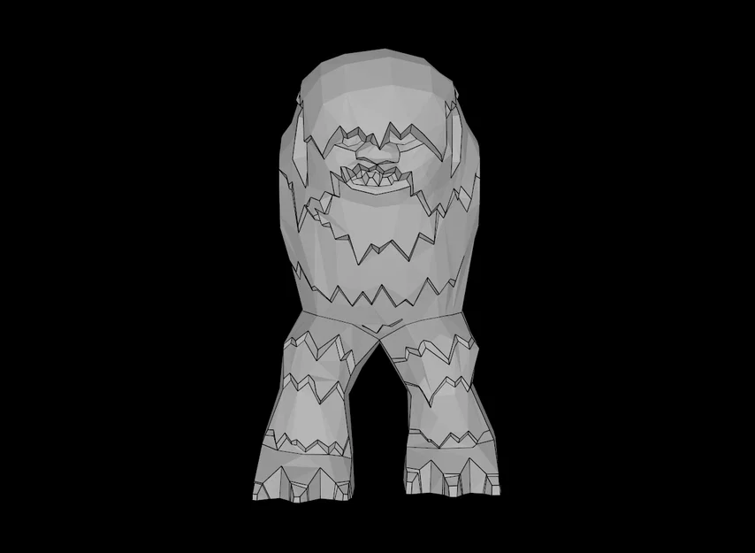 Mô hình thân quái vật Wampa tương thích Lego (File STL in 3D) - Image 1