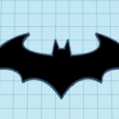 Mô hình logo Batman in 3D đẹp mắt - Dễ in, không cần support