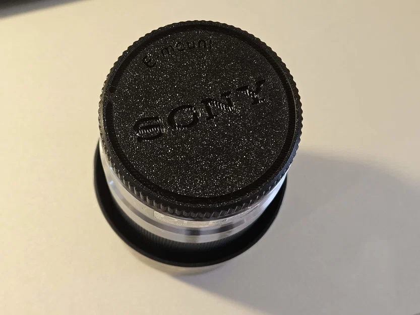 Nắp đậy đuôi ống kính Sony E-mount thay thế - In 3D tiện lợi - Image 3