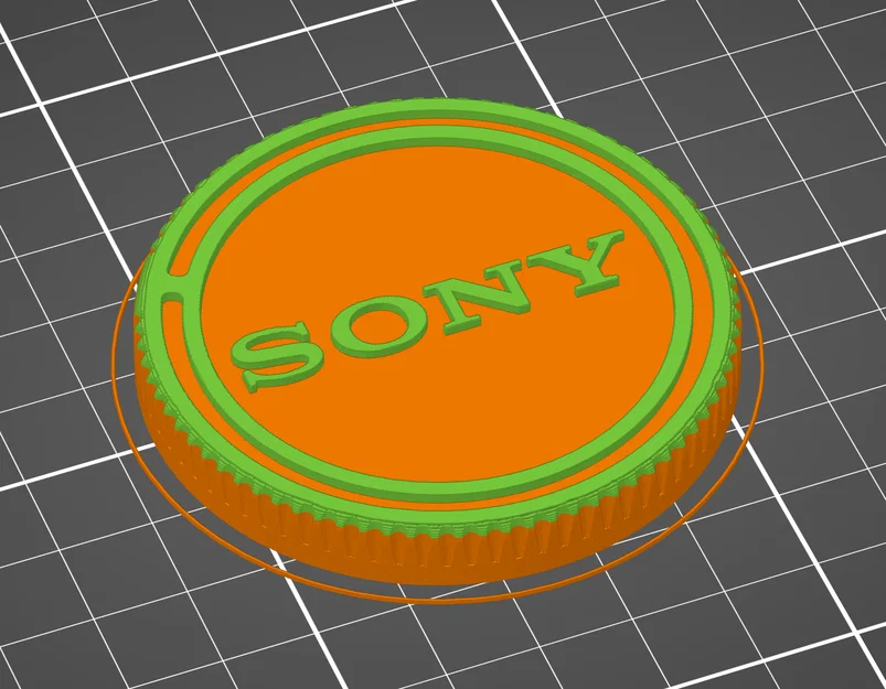 Nắp đậy ống kính (Lens Cap) cho Sony E-mount - File in 3D chất lượng - Image 1