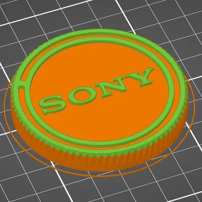 Nắp đậy ống kính (Lens Cap) cho Sony E-mount - File in 3D chất lượng