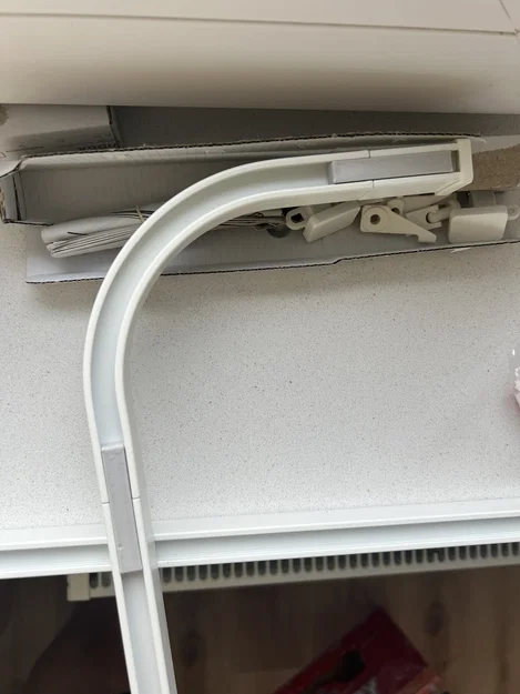 Khớp nối thanh treo rèm IKEA VIDGA (Tight Fit Connector) - Image 2