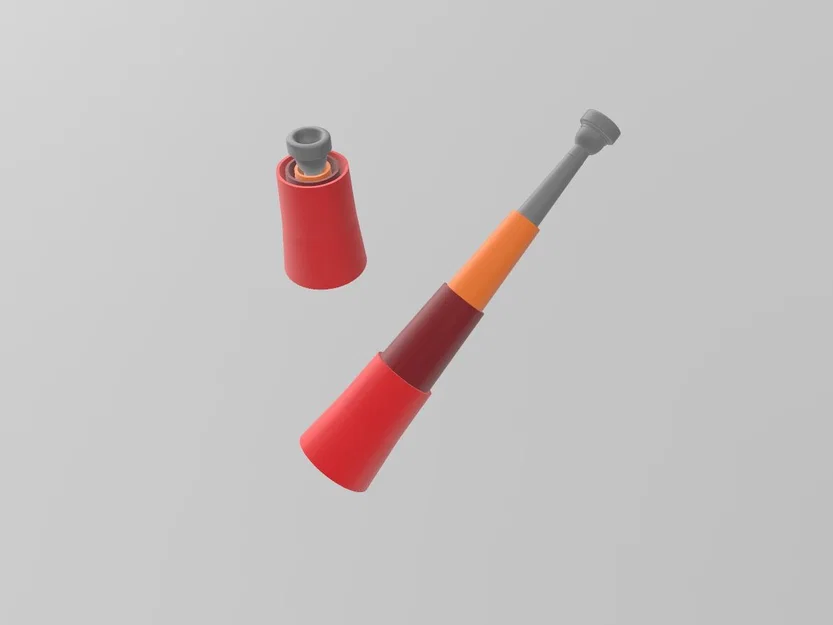 Mẫu kèn 3D Travel Trumpet độc đáo - In 3D nhanh chóng tiện lợi - Image 1
