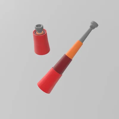 Mẫu kèn 3D Travel Trumpet độc đáo - In 3D nhanh chóng tiện lợi