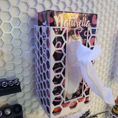 Giá treo hộp khăn giấy cho hệ thống Honeycomb Storage Wall in 3D