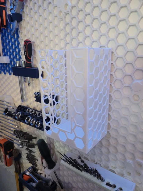 Giá treo hộp khăn giấy cho hệ thống Honeycomb Storage Wall in 3D - Image 3