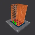 Giá treo hộp khăn giấy cho hệ thống Honeycomb Storage Wall in 3D - Thumbnail 6