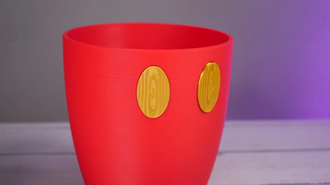 Chậu cây hình bàn tay Mickey - Dự án in 3D trang trí độc đáo - Image 2