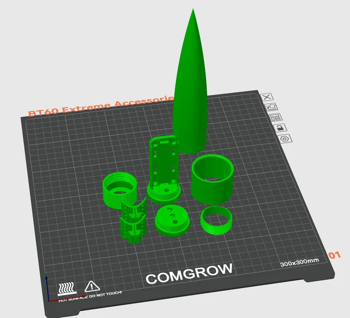 Bộ Kit Rocket Mô Hình Red Max v1.1 - Extreme Series - Image 2