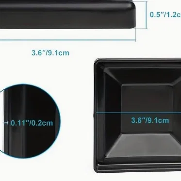 Nắp Chụp Đầu Cột Hàng Rào Vuông 90x90mm - Bảo Vệ Cột Gỗ Hiệu Quả