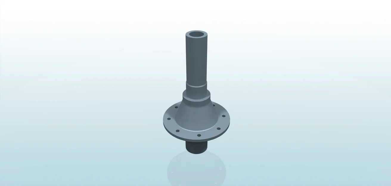Mô hình động cơ phản lực tuabin nén nhiều tầng 3D - Image 2
