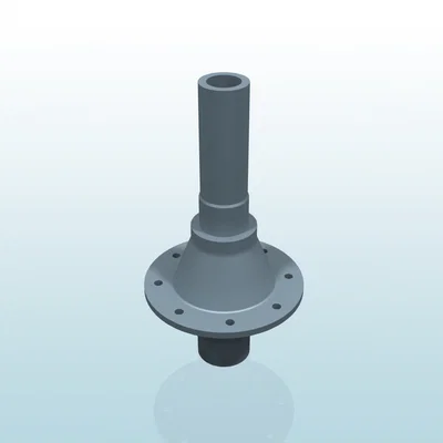 Mô hình động cơ phản lực tuabin nén nhiều tầng 3D