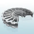 Mô hình động cơ phản lực tuabin nén nhiều tầng 3D - Thumbnail 8