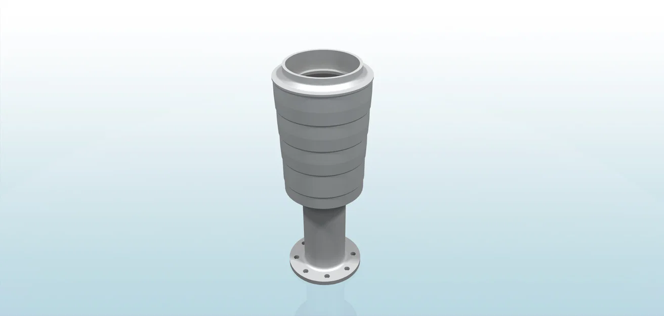 Mô hình động cơ phản lực tuabin nén nhiều tầng 3D - Image 11