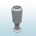 Mô hình động cơ phản lực tuabin nén nhiều tầng 3D - Thumbnail 11