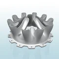 Mô hình động cơ phản lực tuabin nén nhiều tầng 3D - Thumbnail 22