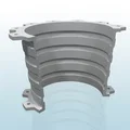 Mô hình động cơ phản lực tuabin nén nhiều tầng 3D - Thumbnail 25