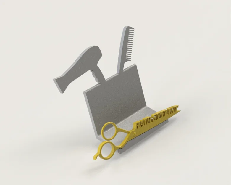 Giá để danh thiếp Hair Stylist in 3D độc đáo - Image 1