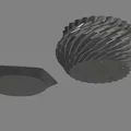 Mẫu chậu trồng cây 3D vân xoắn ốc có khay hứng nước cực đẹp - Thumbnail 2