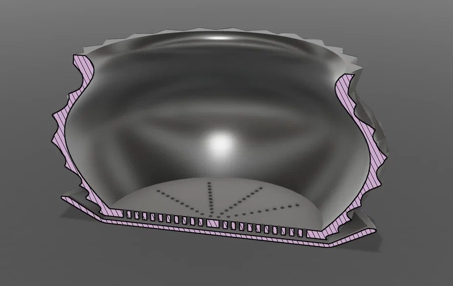 Mẫu chậu trồng cây 3D vân xoắn ốc có khay hứng nước cực đẹp - Image 3