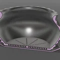 Mẫu chậu trồng cây 3D vân xoắn ốc có khay hứng nước cực đẹp - Thumbnail 3