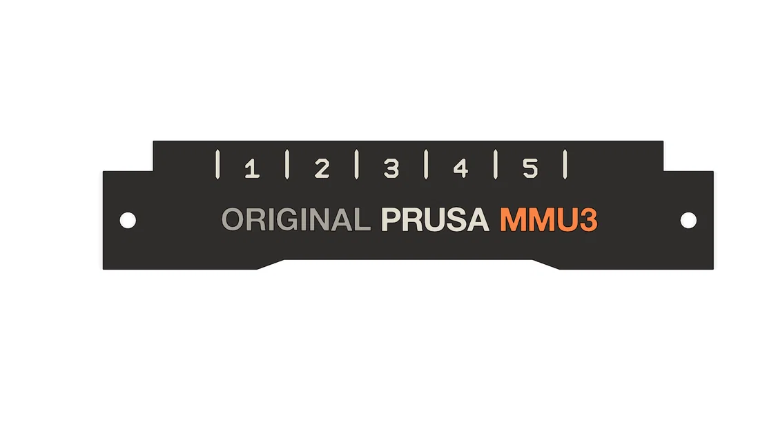 MMU3 Label Plate (Bảng nhãn MMU3) - Image 1