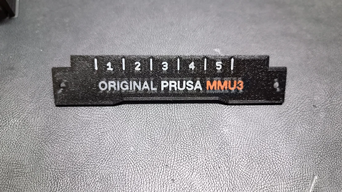 MMU3 Label Plate (Bảng nhãn MMU3) - Image 5