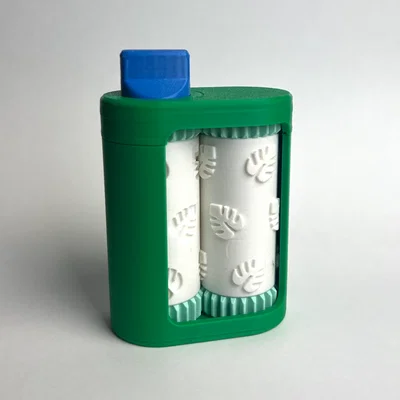 Con lăn dập nổi danh thiếp lá Monstera (Business Card Embosser Roller)