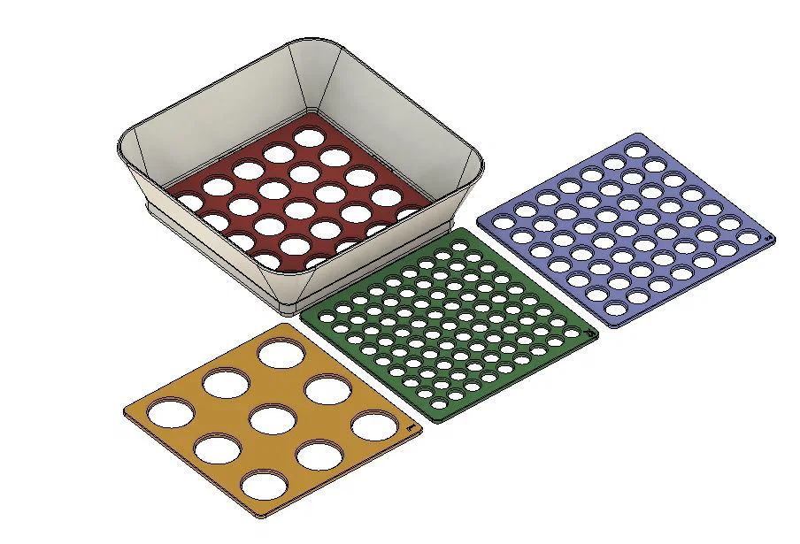 Khay phân loại Lego dạng module (Modular Lego Sorting Bin) - Image 1