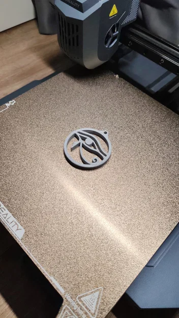 Móc khóa Eye of Horus 52.5mm - Tải file in 3D cực chất - Image 1