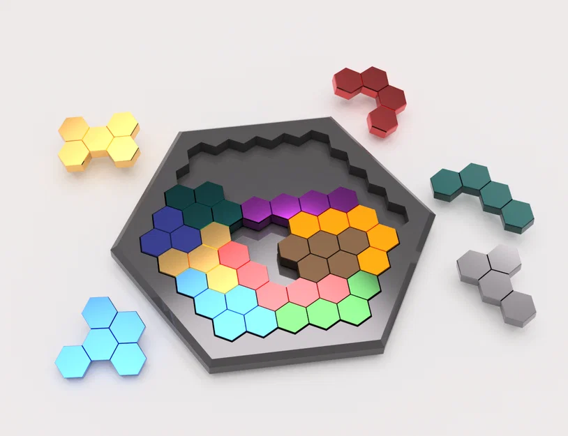 Hexagon Puzzle – Trò ghép hình lục giác thử thách - Image 1