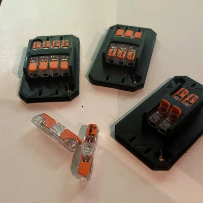 Đế gắn WAGO 221 cho máy CNC Volksfräse 60x60 - Phụ kiện in 3D