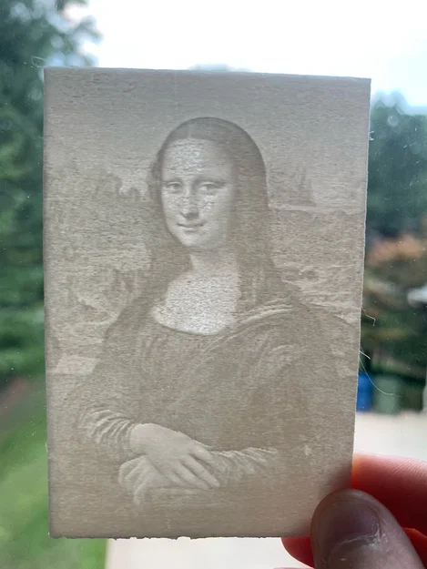 Lithophane “The Mona Lisa” của Leonardo da vinci - Image 1
