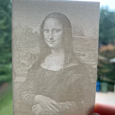 Lithophane “The Mona Lisa” của Leonardo da vinci