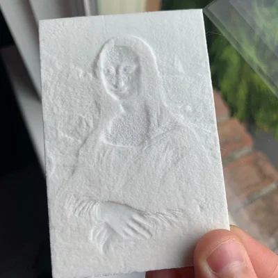 Lithophane “The Mona Lisa” của Leonardo da vinci