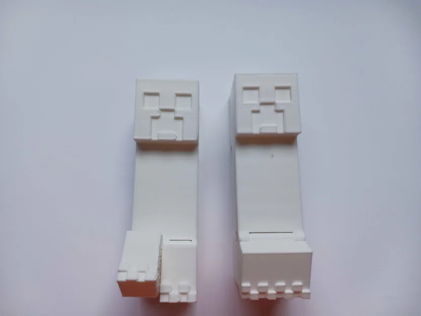Creeper Minecraft có khớp chuyển động (Print-in-Place) - Image 1