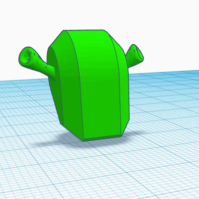 Mô hình đầu Shrek cho Dummy 13 - Phụ kiện in 3D độc đáo