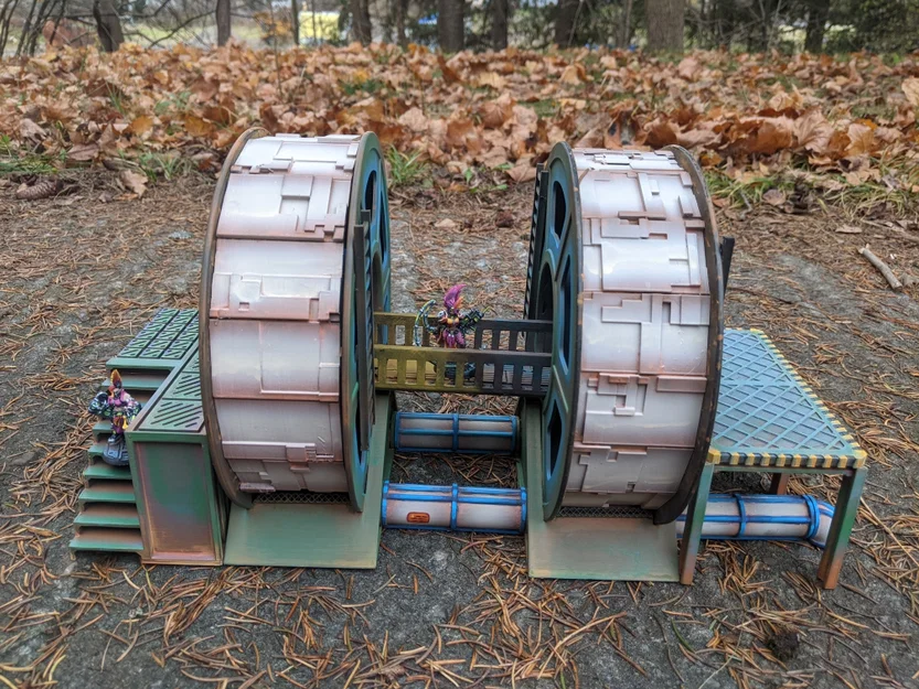 Bộ Địa Hình Spool Power Plant Terrain Set - Image 1