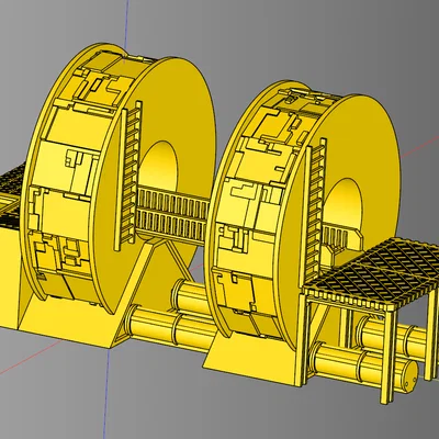 Bộ Địa Hình Spool Power Plant Terrain Set