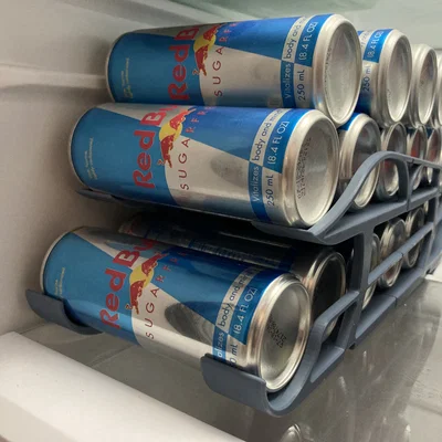 Khay Đựng Lon Red Bull 3D Thông Minh Cho Tủ Lạnh Gọn Gàng